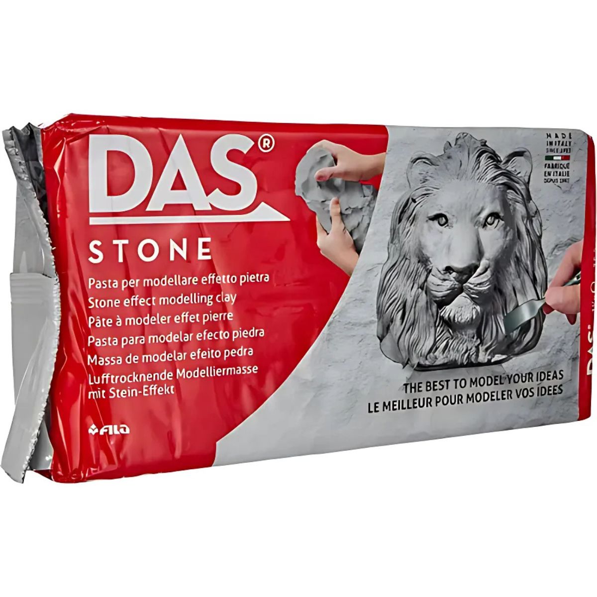 Massa Cerâmica Fria Para Modelar DAS Stone 1kg