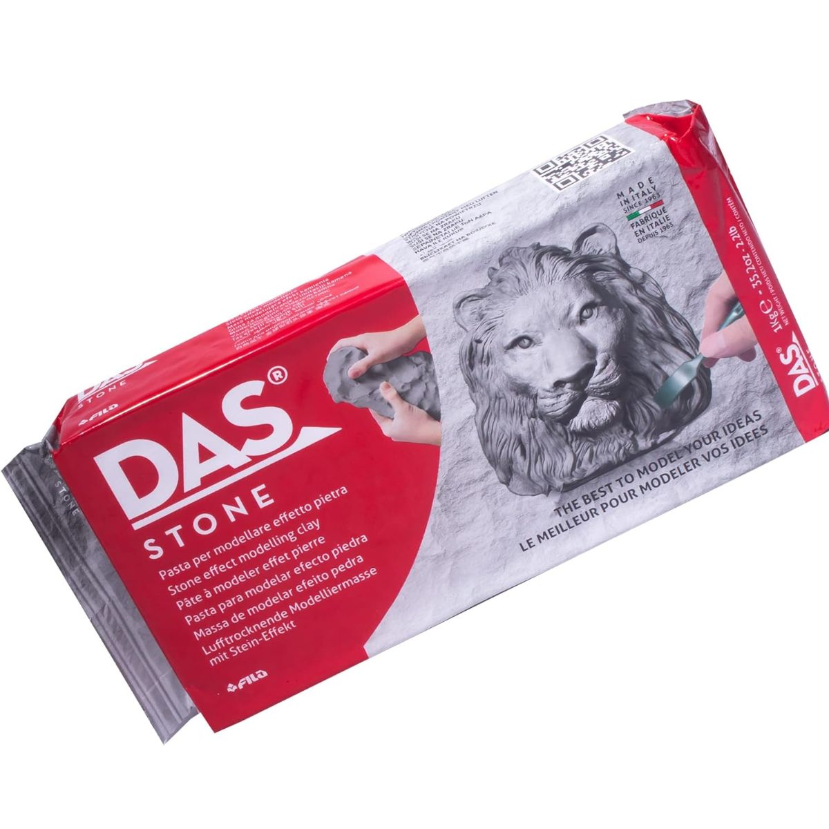 Massa Cerâmica Fria Para Modelar DAS Stone 1kg