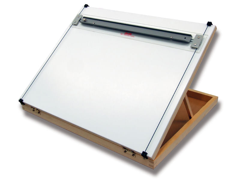 Prancheta Trident Portátil A2 com Régua Paralela 50x65 Cm - Modelo 5002