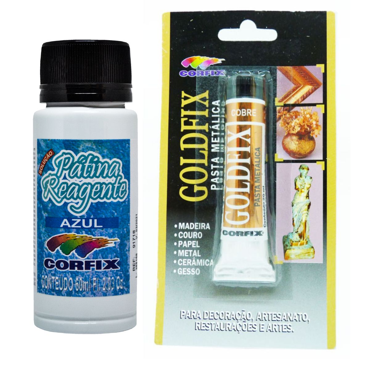 Kit para Patina Reagente Corfix - Azul