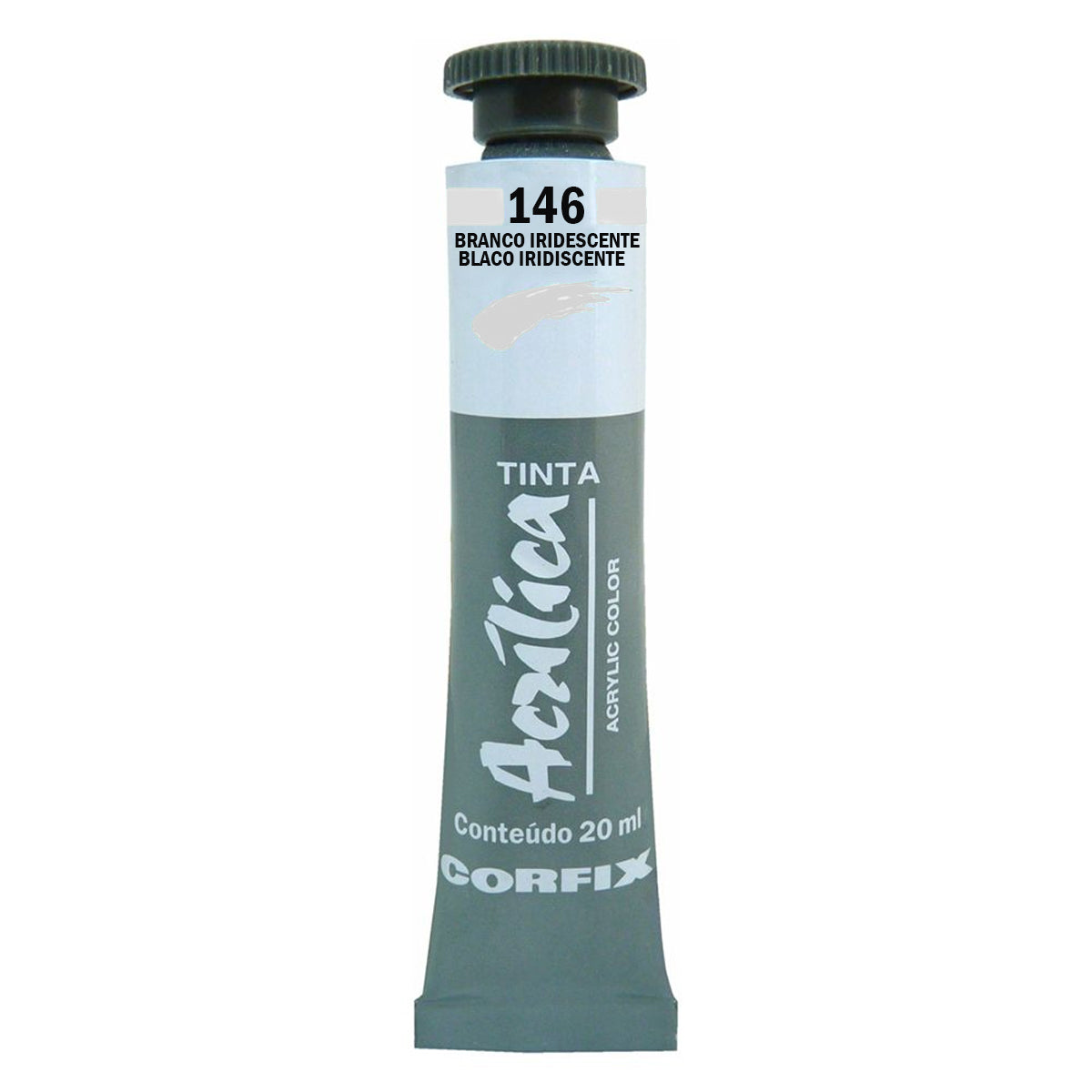 5819-tinta-acrylic-color-corfix-20ml-metalica-146---branco-irisdescente-335512