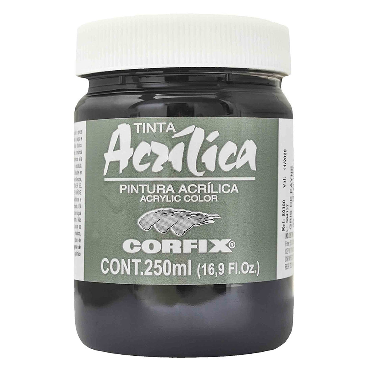 Tinta Acílica Corfix 250ml G1 033 - Gris de Payne