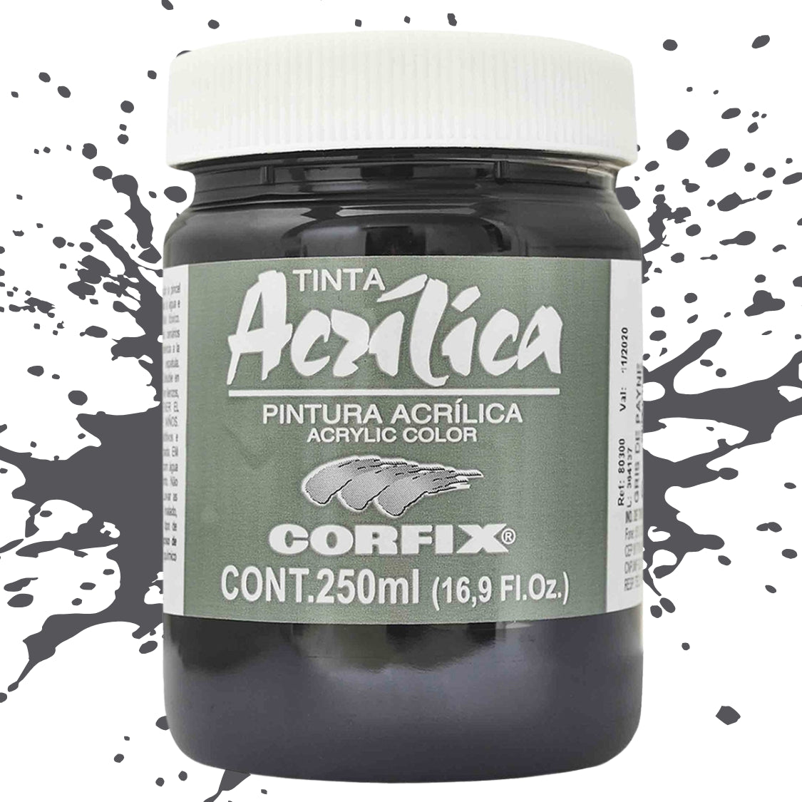 Tinta Acílica Corfix 250ml G1 033 - Gris de Payne