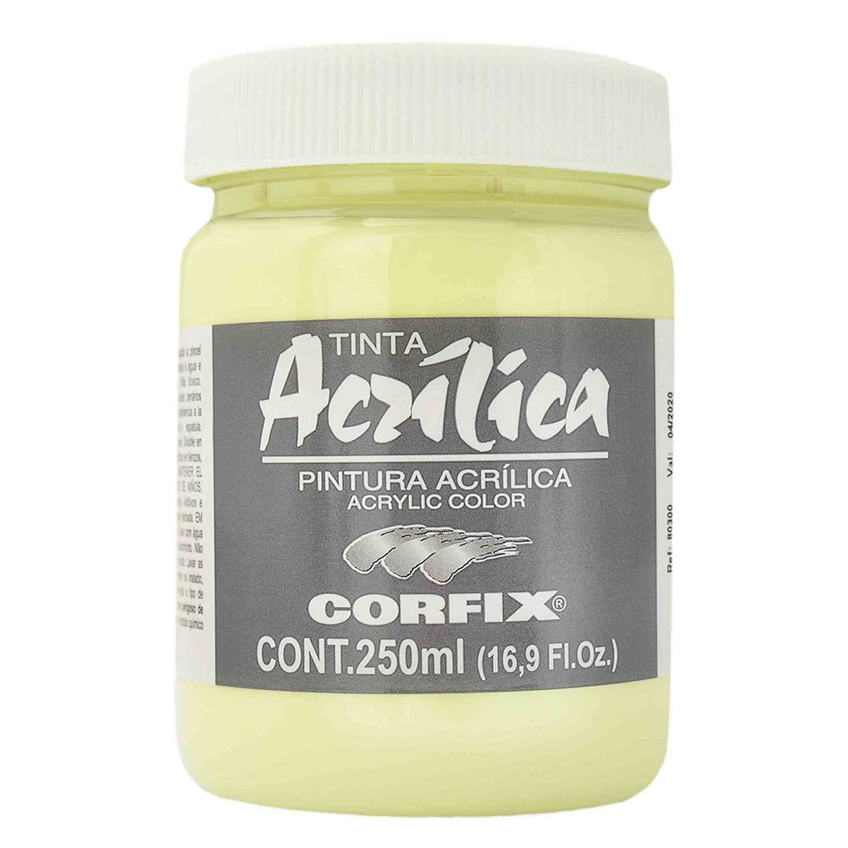Tinta Acílica Corfix 250ml G1 046 - Amarelo Brilhante