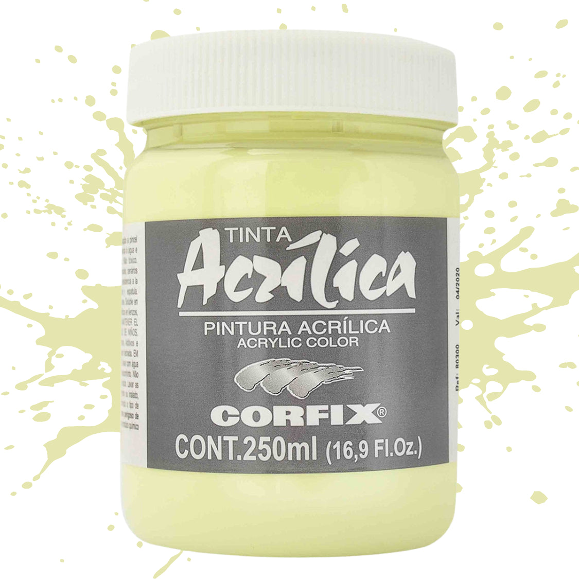Tinta Acílica Corfix 250ml G1 046 - Amarelo Brilhante