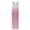 Kit Pincel Artístico Condor 596/5 Formatos Diversos 5 Unidades
