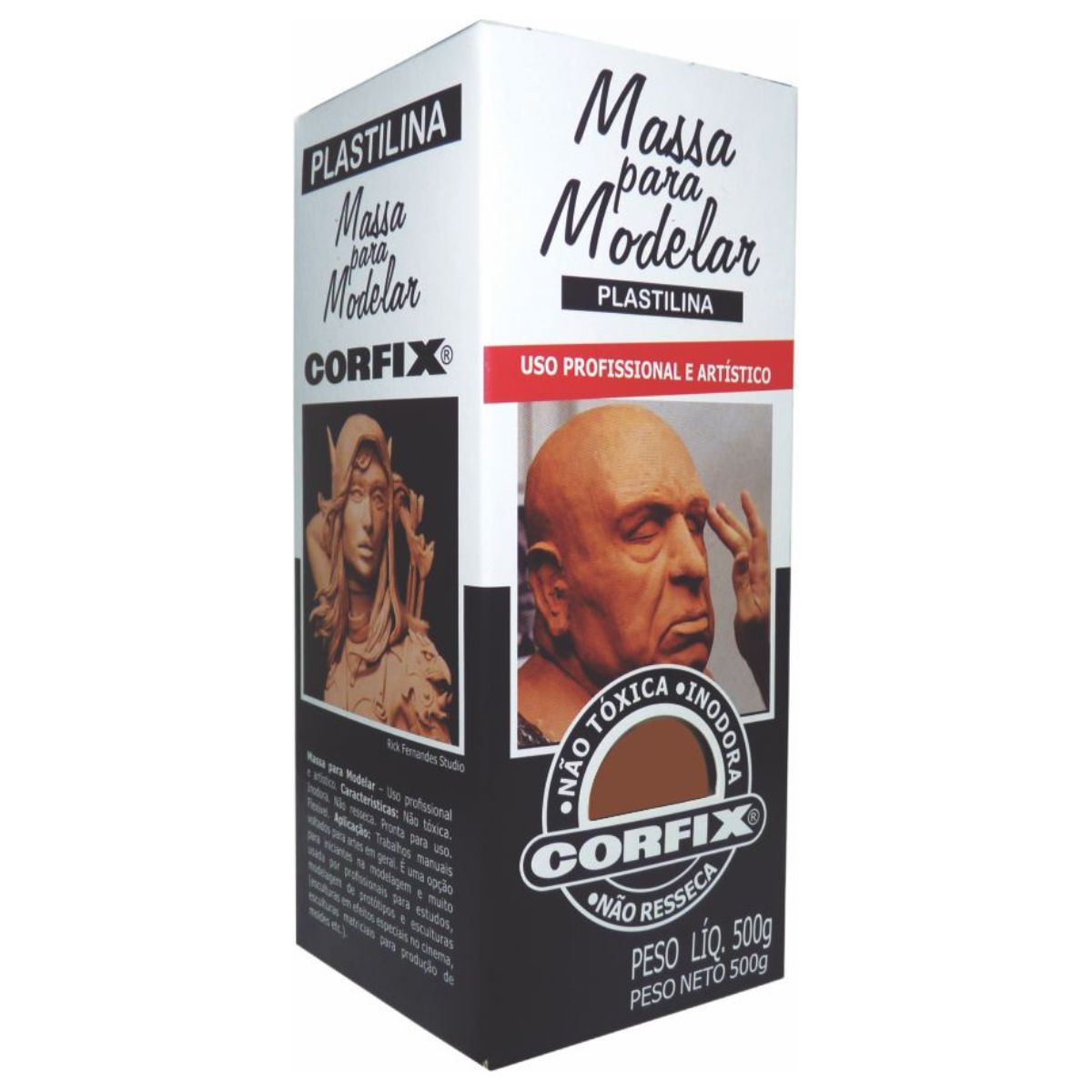 Massa de Modelar Plastilina Corfix 500g