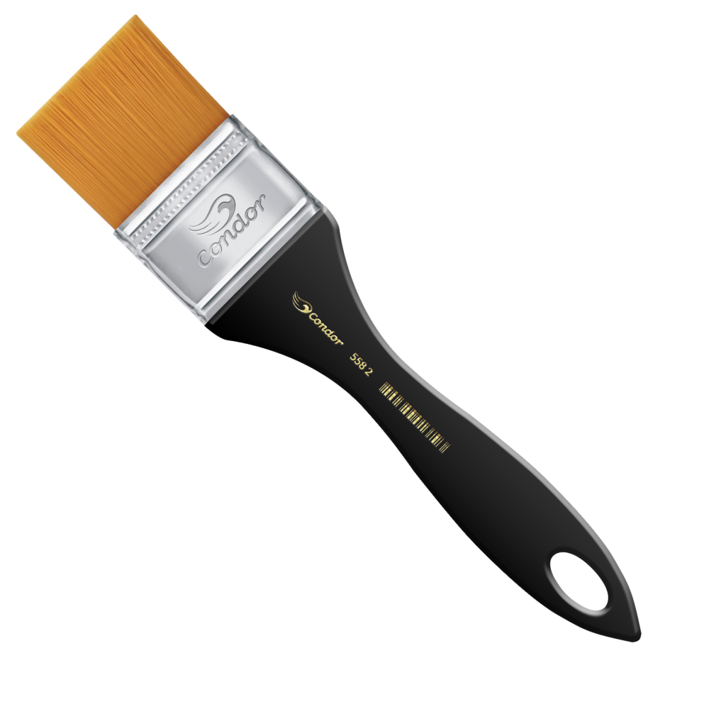 Pincel Condor 558 Trincha Longo Sintético
