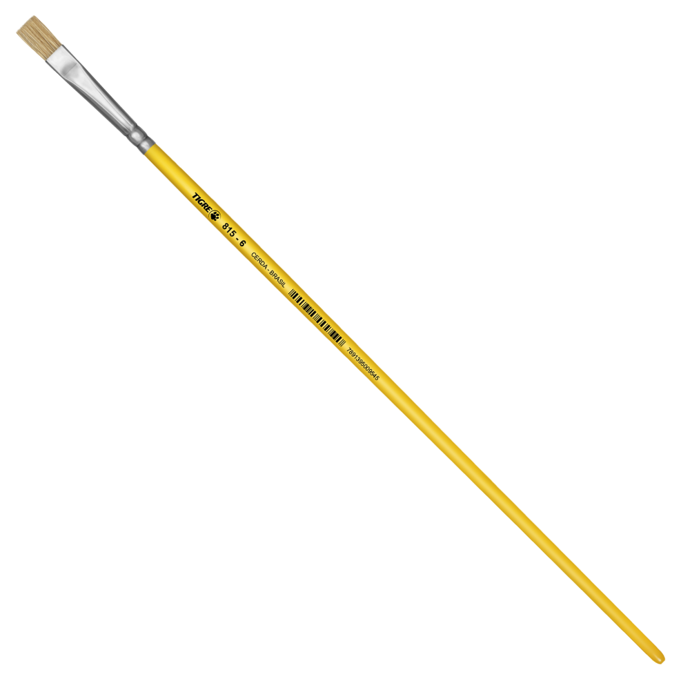 Pincel Chato Tigre 815 Artesanato