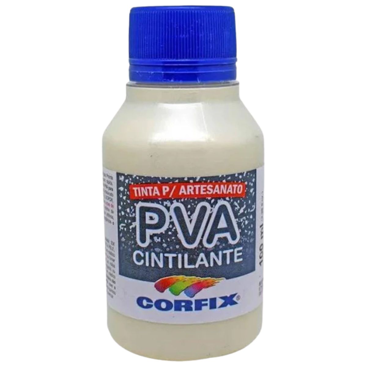 Tinta PVA Para Artesanato Corfix Cintilante 100ml - 16121
