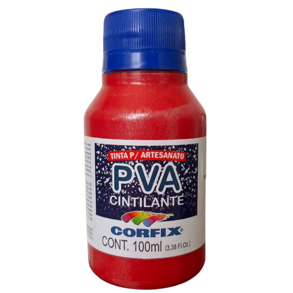 Tinta PVA Para Artesanato Corfix Cintilante 100ml - 16121