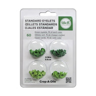 Kit de Ilhoses Standard Eyelets Tons de Verde 60 Peças - We R Memory Keepers