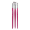 Kit Pincel Artístico Condor 596/4 Formatos Diversos 4 Unidades