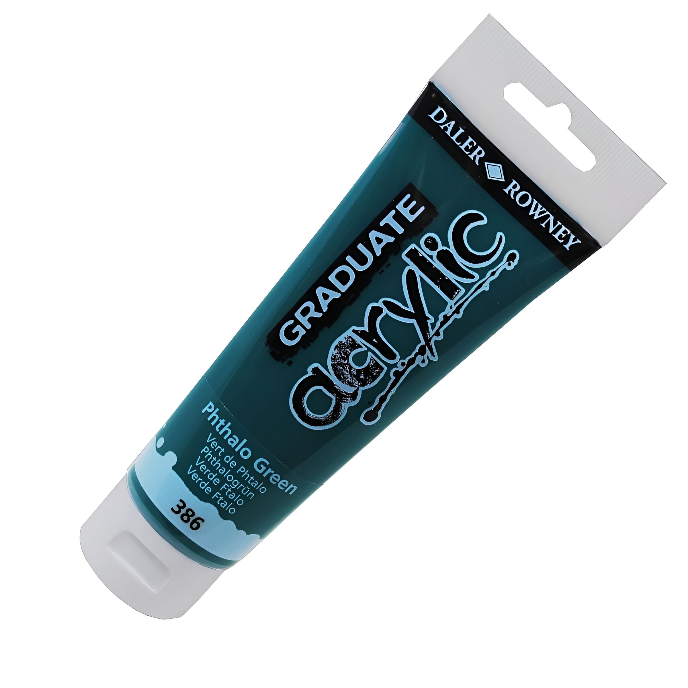 Tinta Acrílica Graduate 120ml Daler & Rowney - 386 Phthalo Green