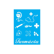Stencil Opa 15x20cm - Farmácia - 1065