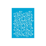 Stencil Opa 15x20cm - Estampa Arabesco Folha - 1063