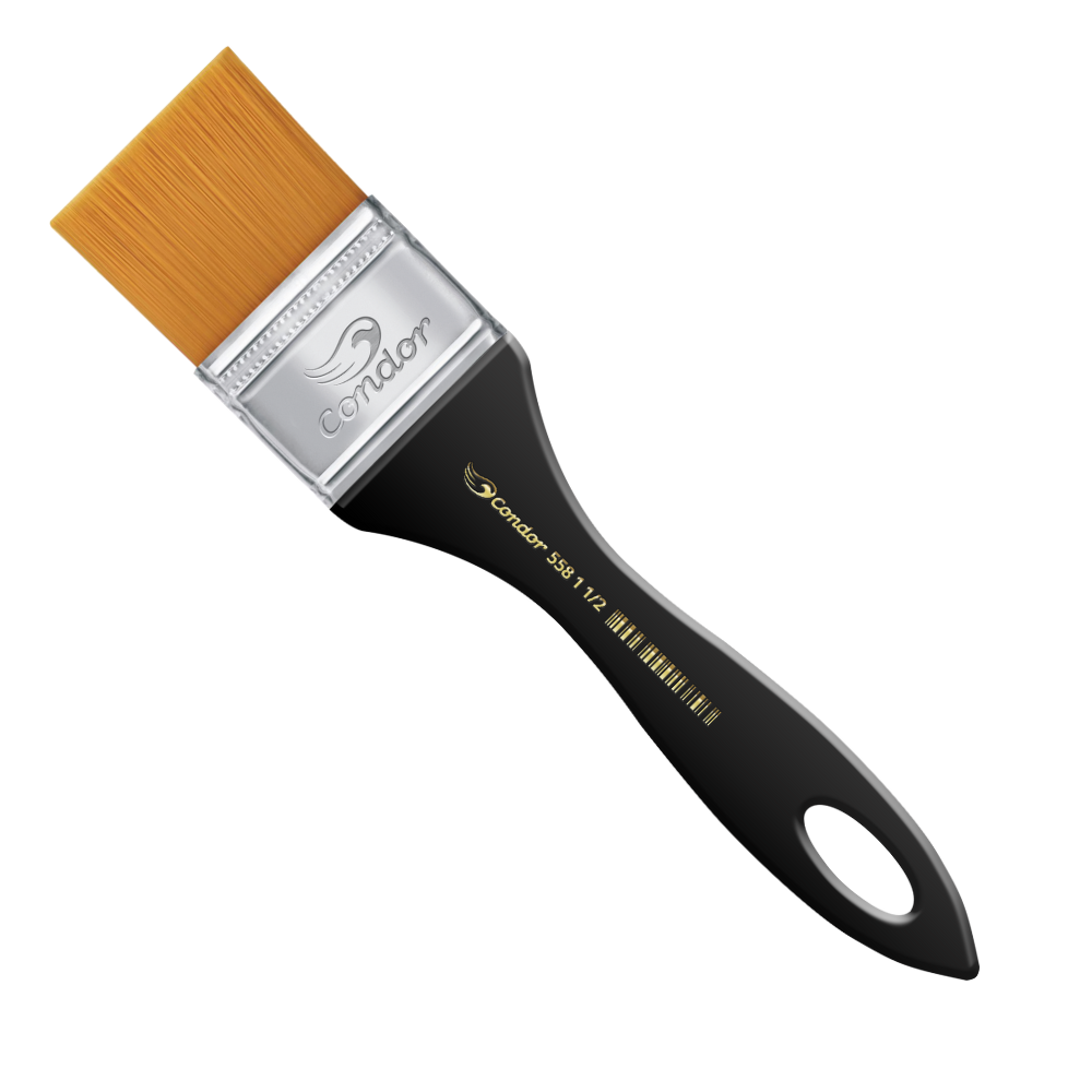 Pincel Condor 558 Trincha Longo Sintético