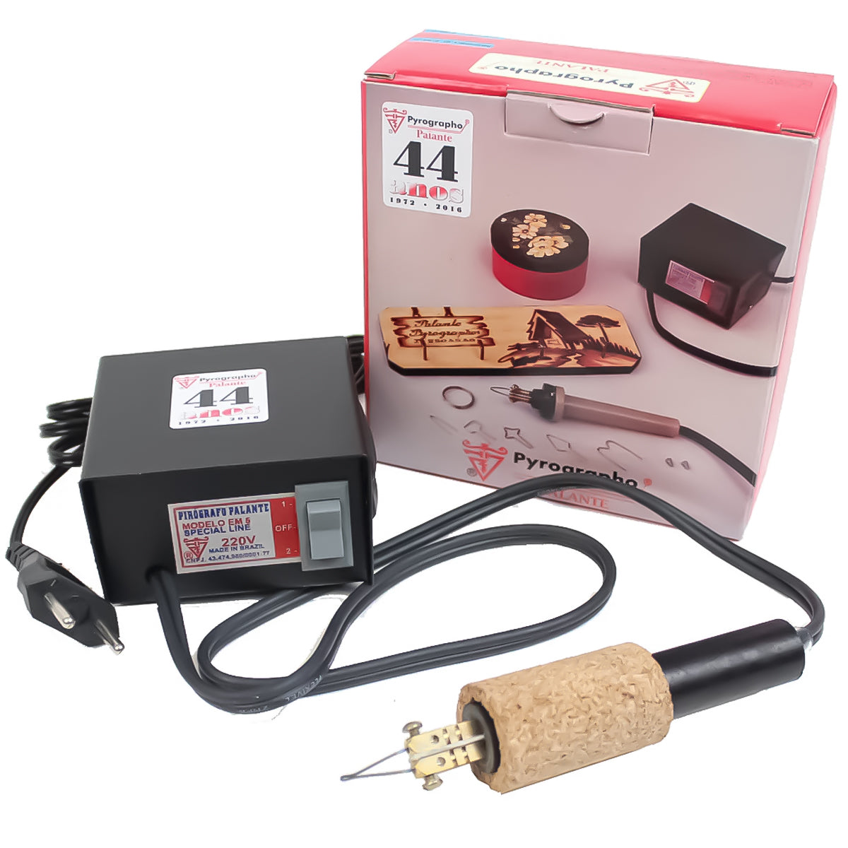 Pirografo Elétrico Palante Em-5-2 220v Modelo Standard com Controle de Potência