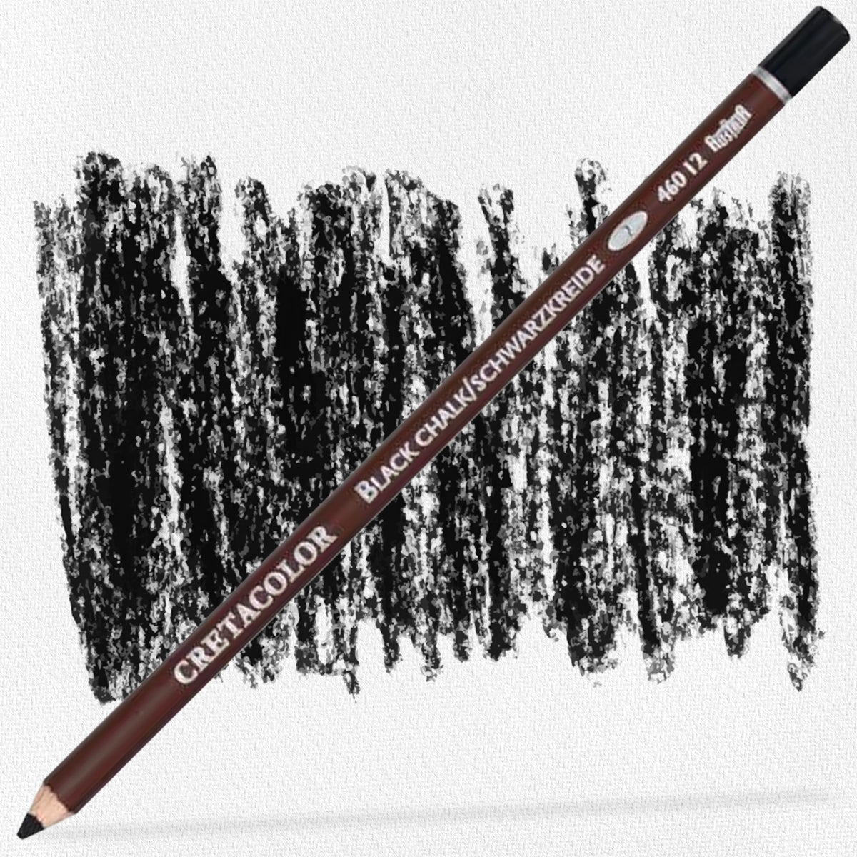 Lápis de Carvão para Papel Cretacolor Pastel Preto - 46012