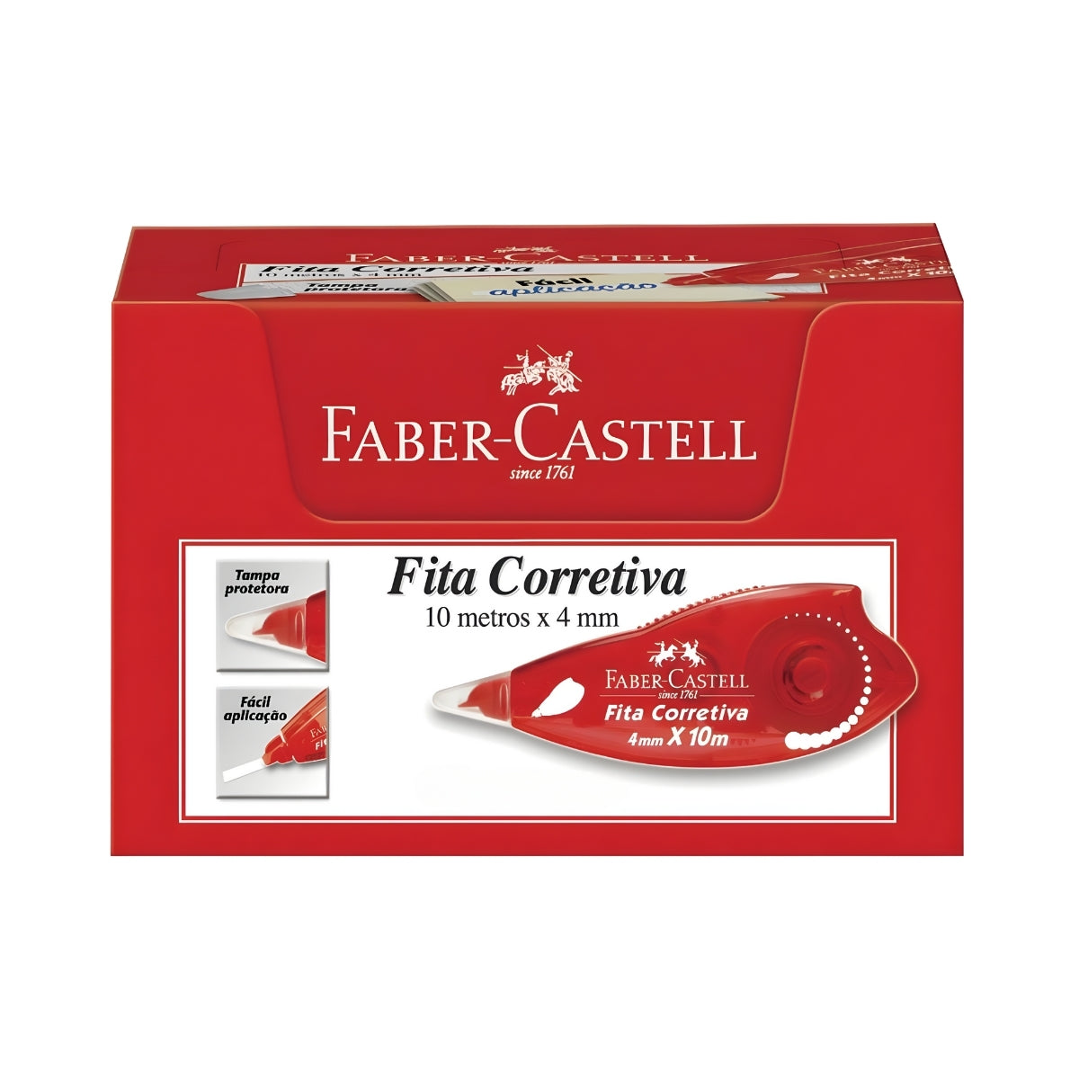 Fita Corretiva 4 Mm X 10 M - Faber-castell Of/7072