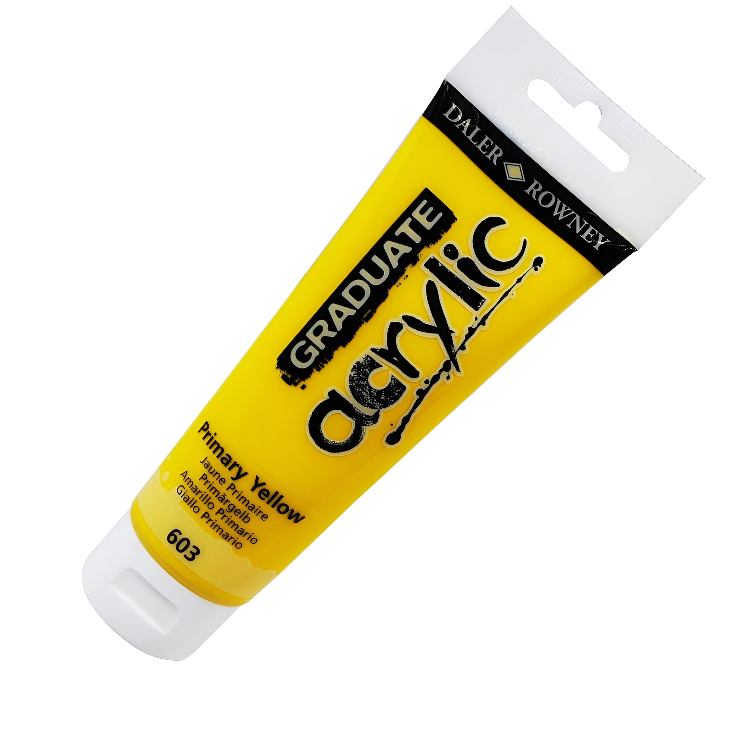 Tinta Acrílica Graduate 120ml Daler & Rowney - 603 Primary Yellow