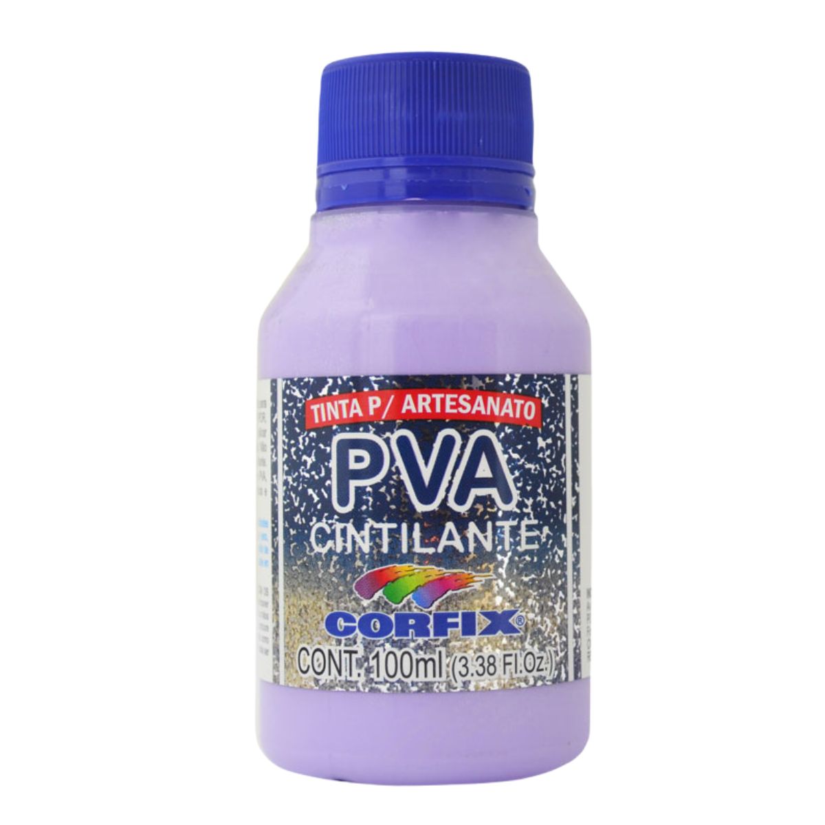 Tinta PVA Para Artesanato Corfix Cintilante 100ml - 16121