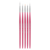 Kit Pincel Acabamento Fino Condor 596/0 Liner e Filete 5 Unidades