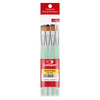 Kit Pincel Artístico Condor 4003 Ergonômico Formatos Diversos 3 Unidades?