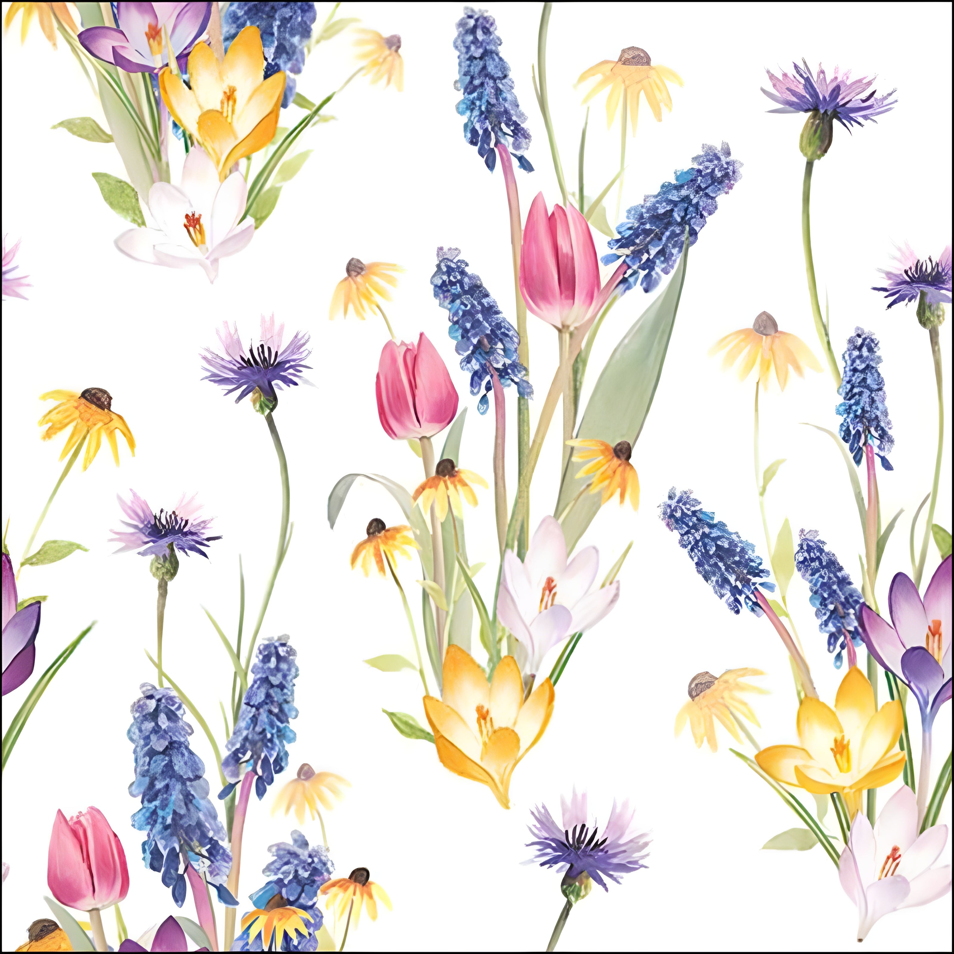 Guardanapo para Decoupage Ambiente 33x33cm com 2 Unidades - Primavera