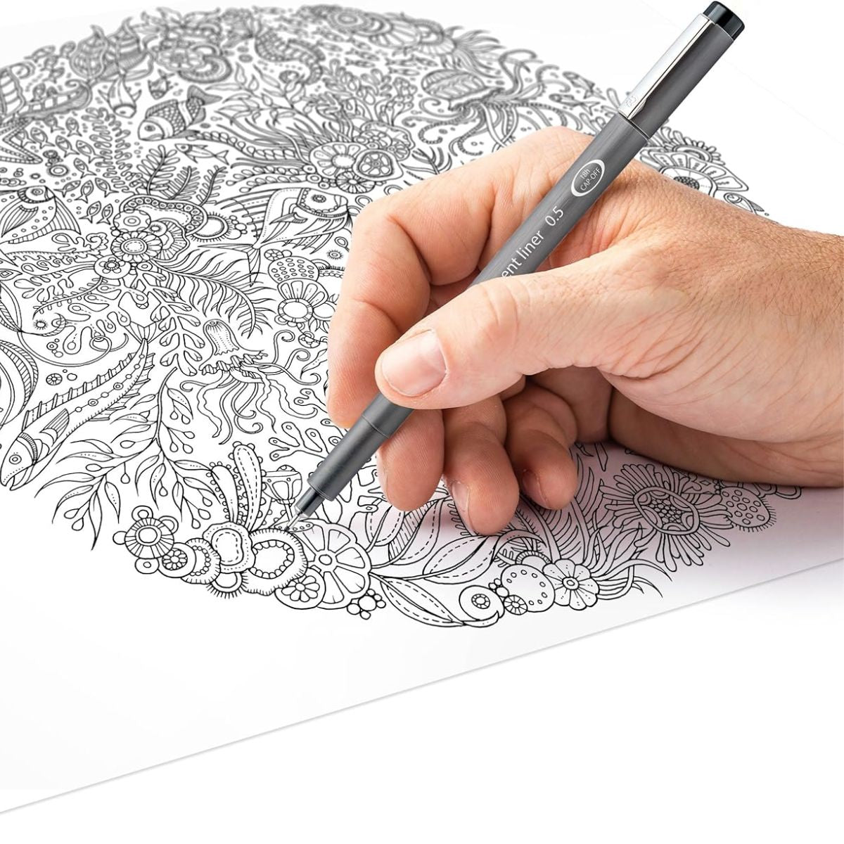 Estojo de Caneta Staedtler Pigment Liner com 06 Unidades