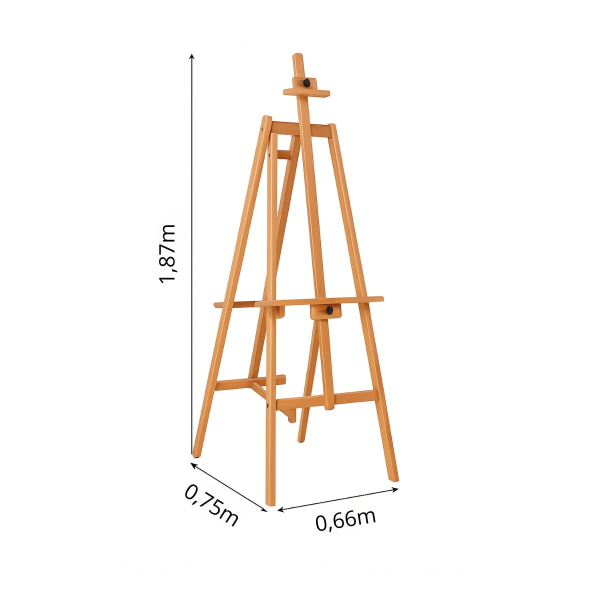 Cavalete para Pintura Estúdio Duplo Trident Modelo 12204