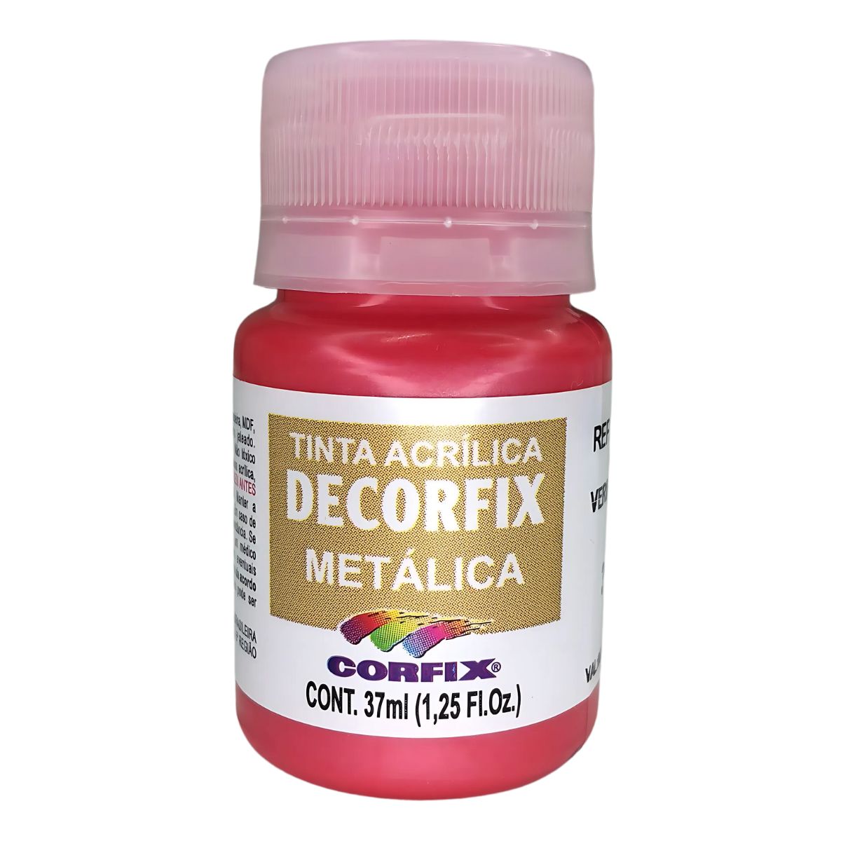 Tinta Acrílica Decorfix Corfix Metálica 37ml - 16040