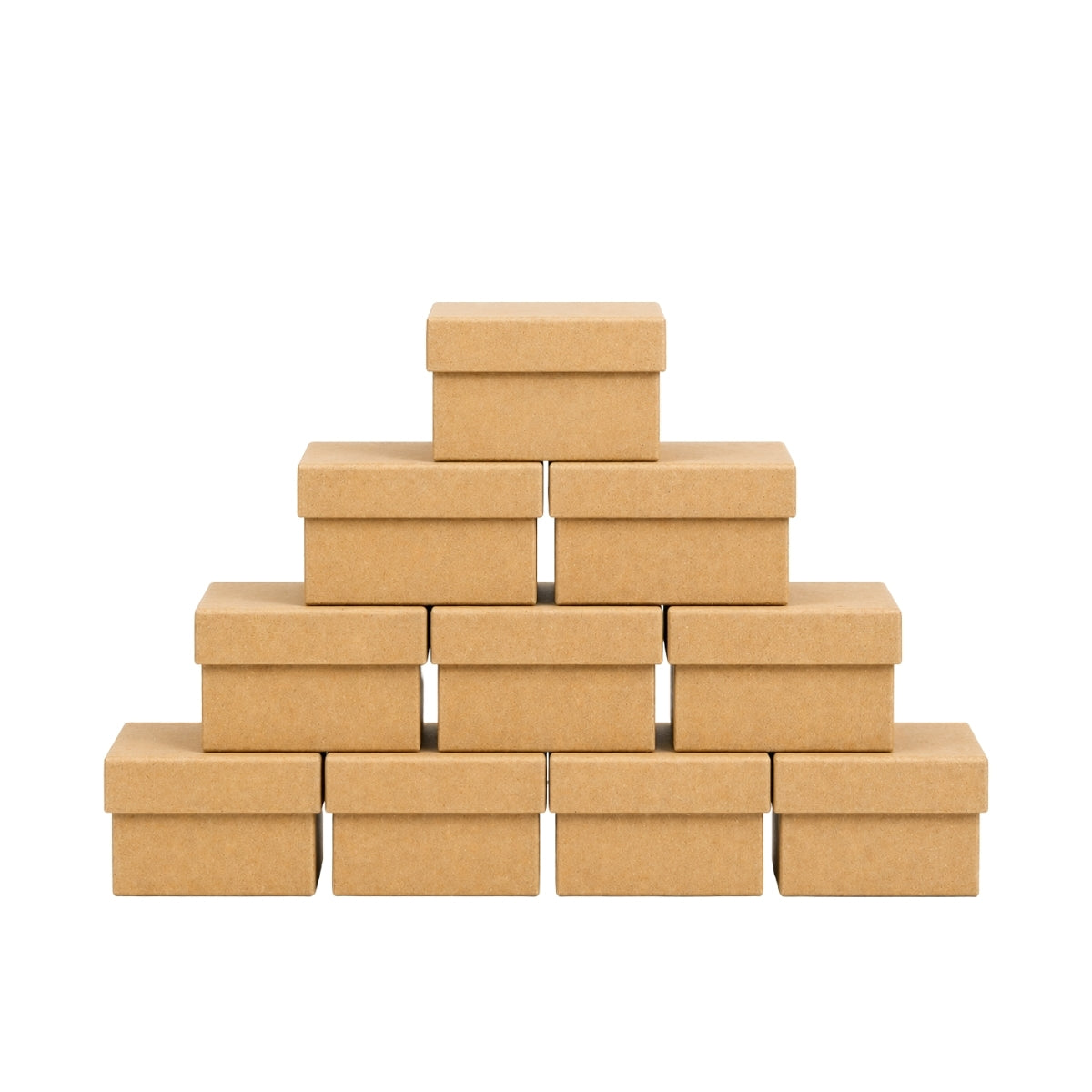 Caixa Tampa Sapato Mdf Cru 7x7x5cm com 10 Unidades