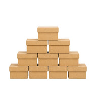 Caixa Tampa Sapato Madeira Mdf Cru 7x7x5cm com 10 Unidades