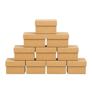 Caixa Tampa Sapato Madeira Mdf Cru 9x9x5cm com 10 Unidades