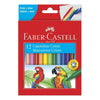Estojo Caneta Hidrográfica 12 Cores - Faber-castell 15.0112Czf