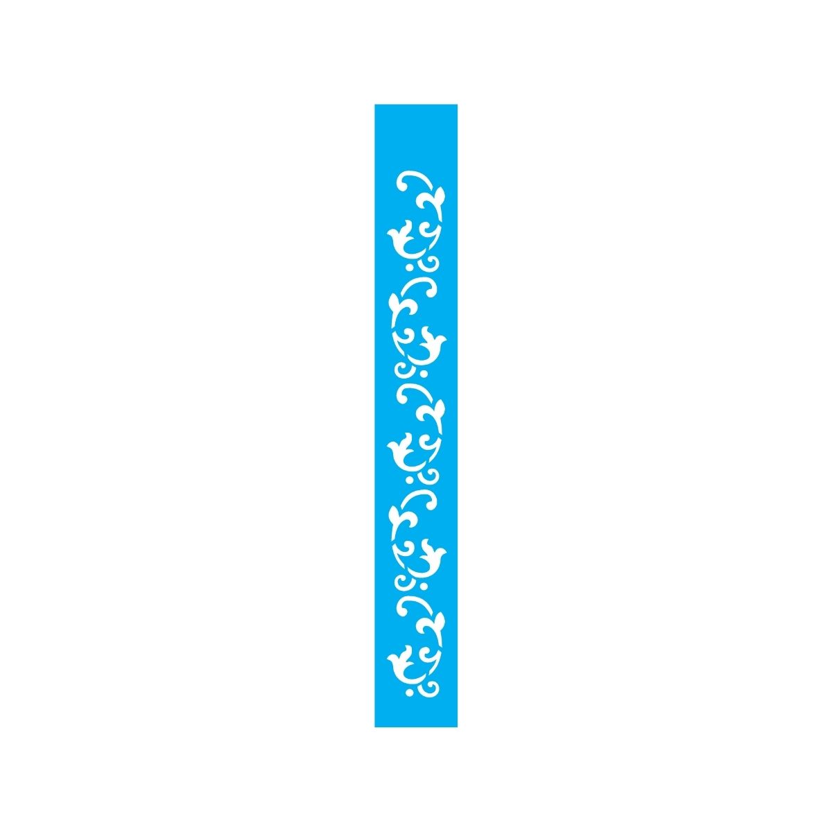 Stencil Opa 04x30cm - Arabesco Folhas - 1121