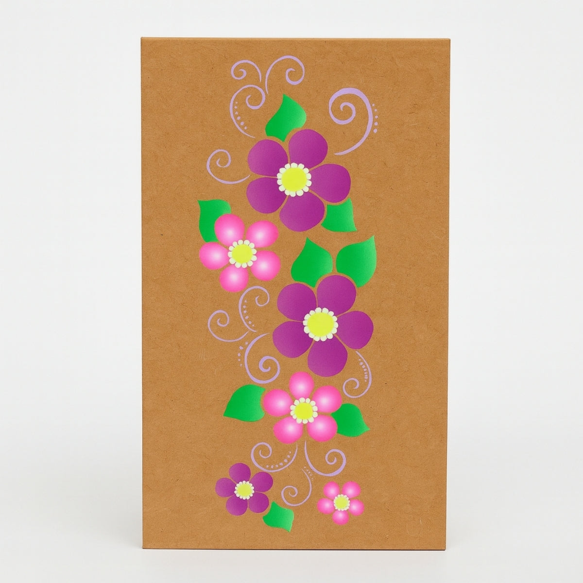 Stencil Opa 10x30cm - Flores Arabesco Ii - 1134