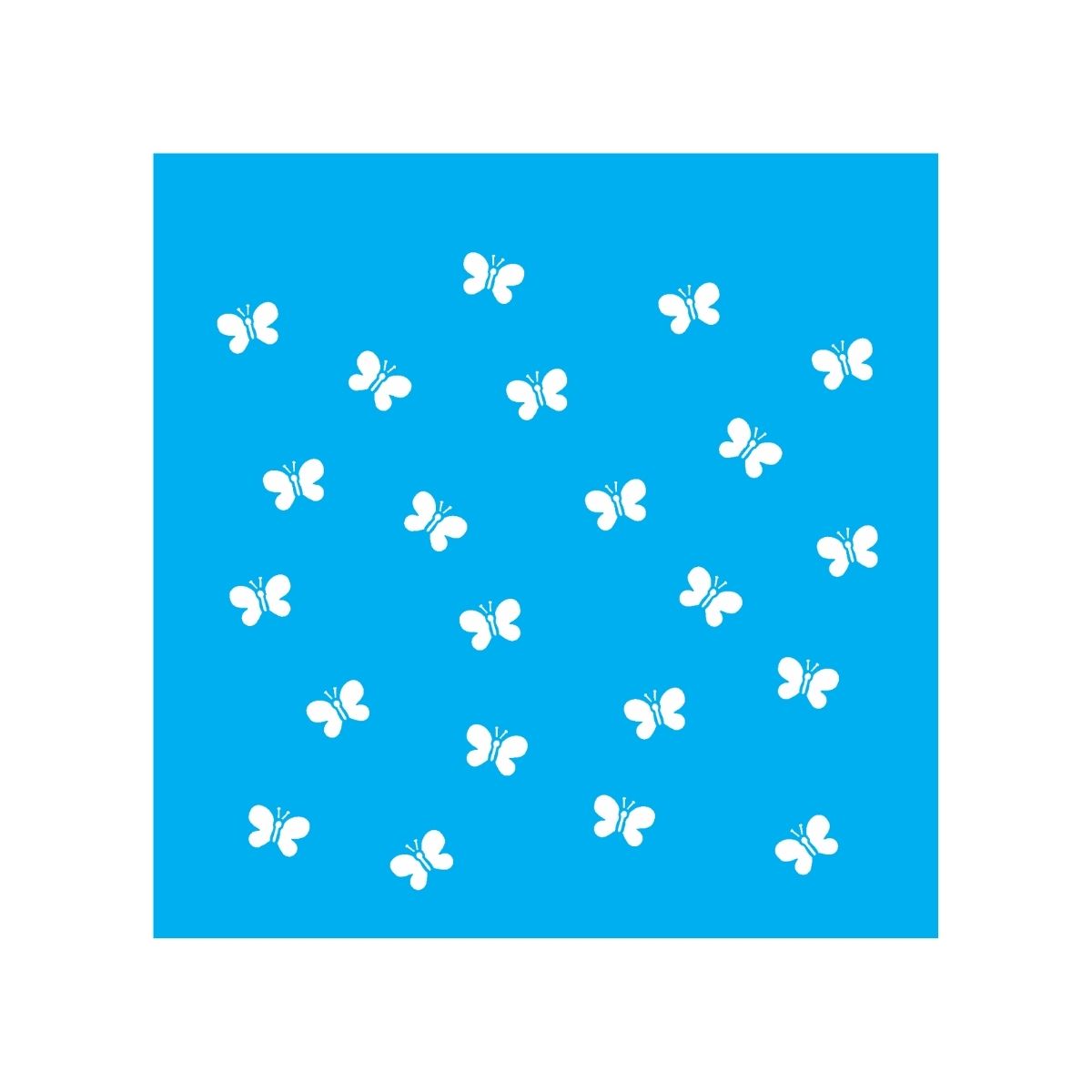 Stencil Opa 14x14cm - Micro Borboletas - 1137