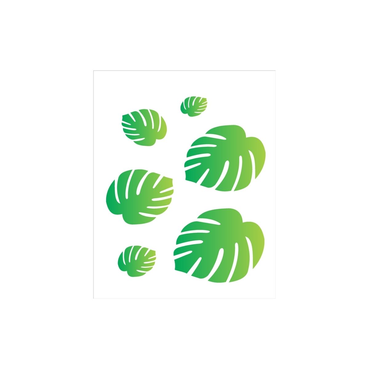 Stencil Opa 20x25cm - Folhas I - 1160