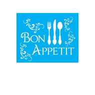 Stencil Opa 20x25cm - Bon Appetit - 1153
