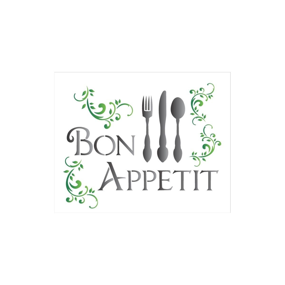 Stencil Opa 20x25cm - Bon Appetit - 1153