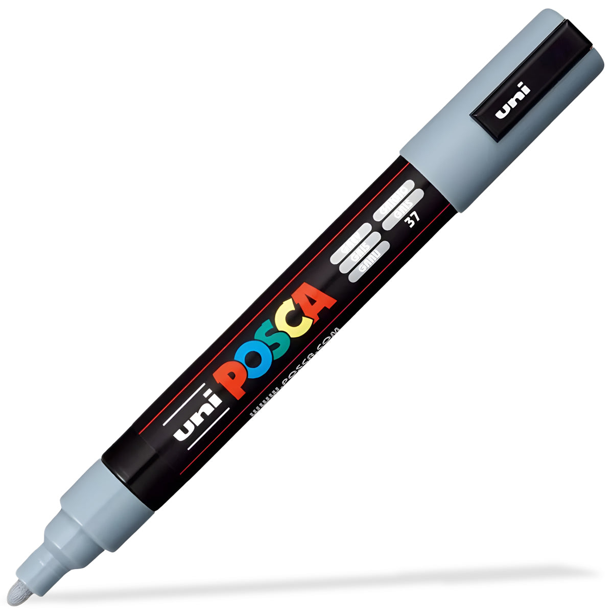 72375-caneta-posca-uniball-pc-5m-ponta-media-2-5mm-037-cinza-412903