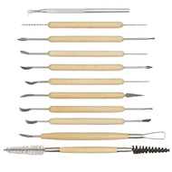 Kit Estecas de Madeira Sinoart com 11 Peças