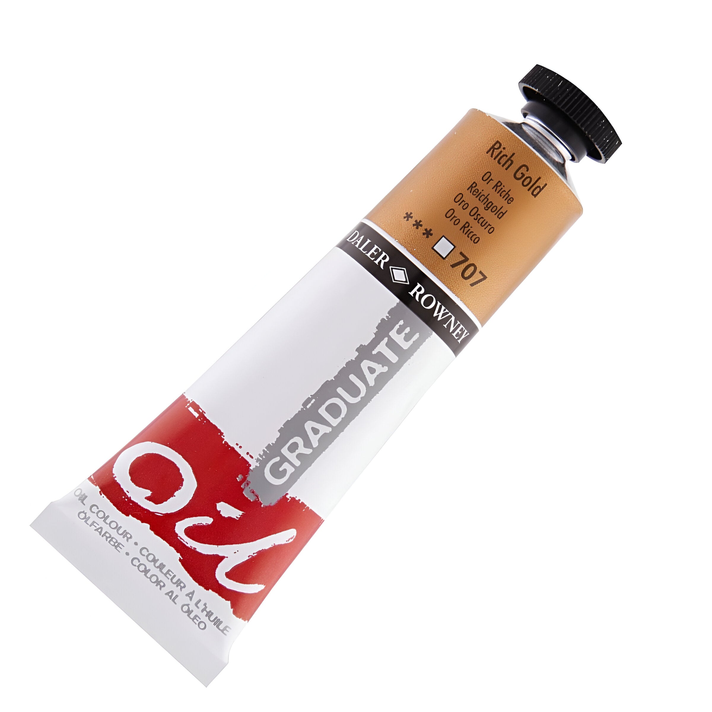 Tinta Oleo Graduate 38ml Metal 707 - Rich Gold