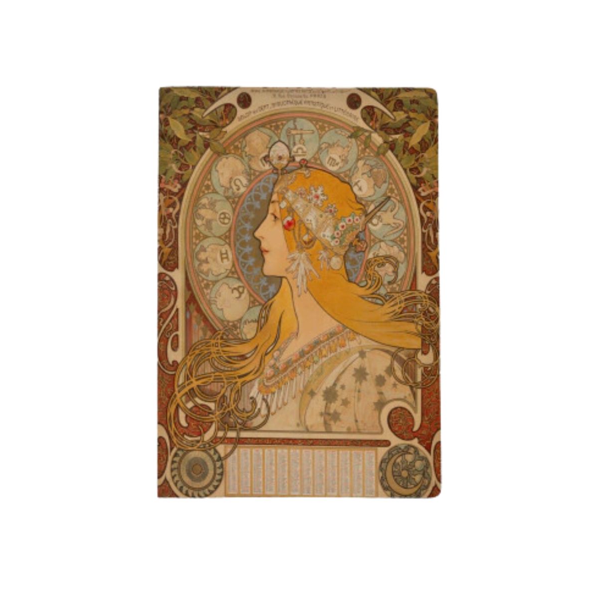 Caderno Journal Folk Books sem Pauta 20x13,5 La Plume Zodiaco