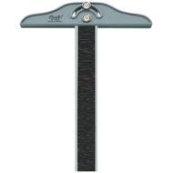 Régua T Fenólica Trident com Borda de Acrílico e Cabeçote Fixo 80 Cm - Modelo 5608