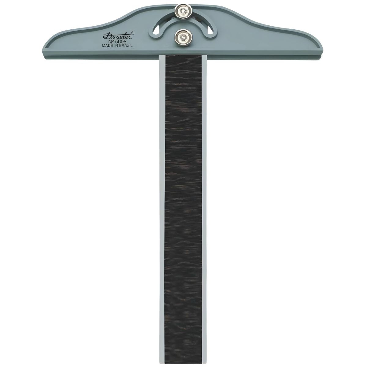Régua T Fenólica Trident com Borda de Acrílico e Cabeçote Fixo 80 Cm - Modelo 5608

