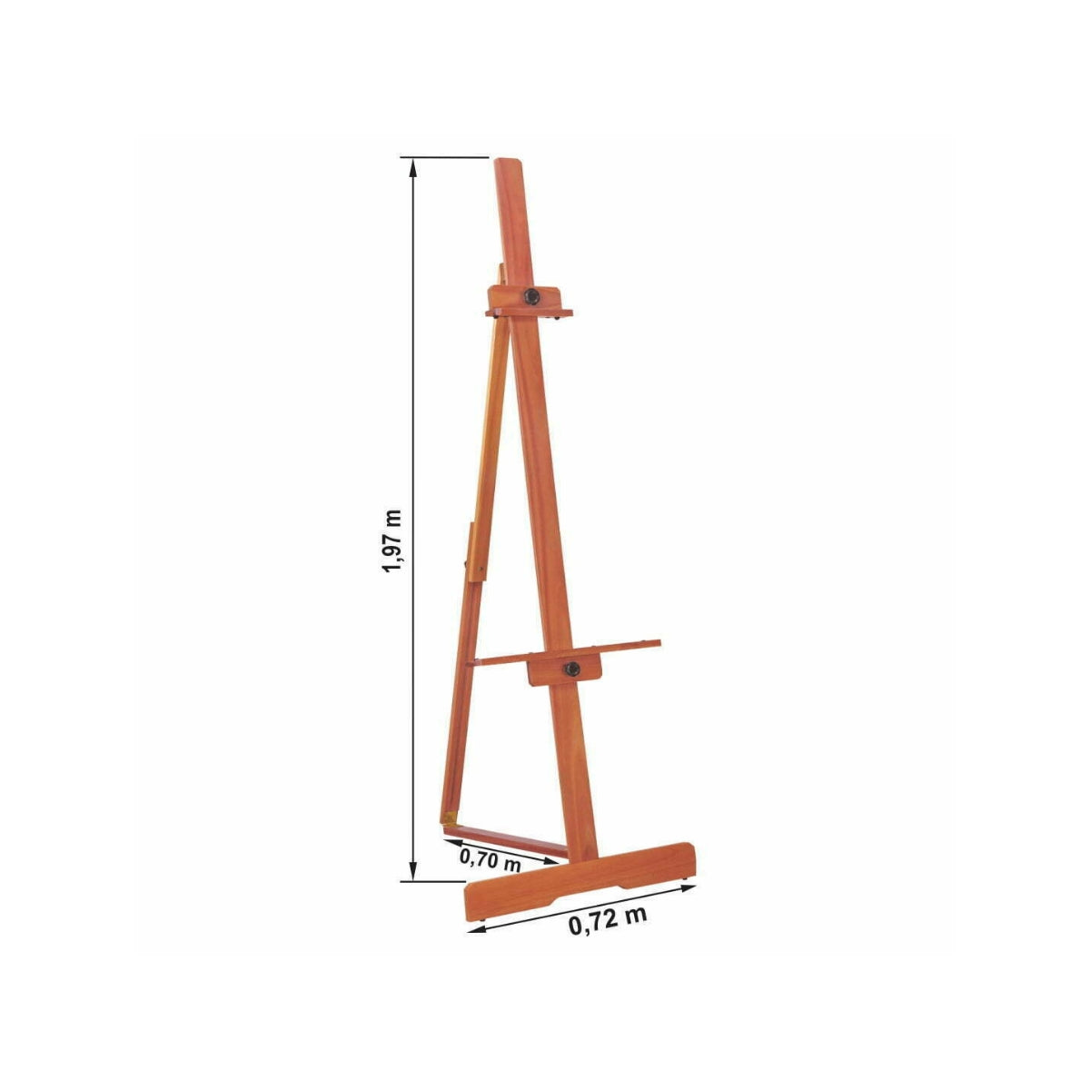 Cavalete para Pintura Trident Estúdio Campo Modelo - 12005