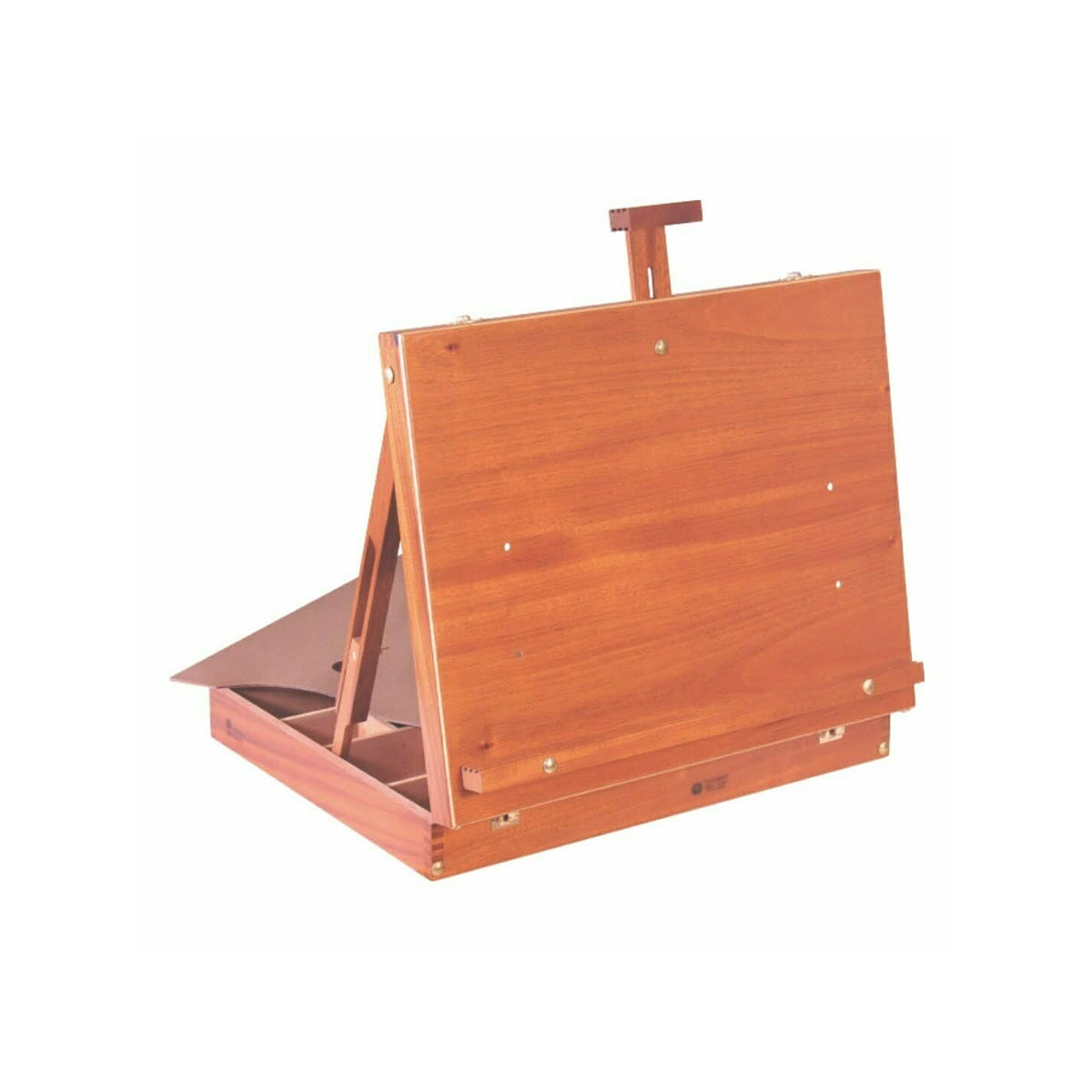 Estojo Cavalete Trident para Pintura em Madeira Lyptus - com Paleta e Inclinação Ajustável - Modelo 12507
